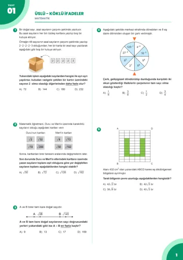 Köşe Rozeti test sayfası tasarımı